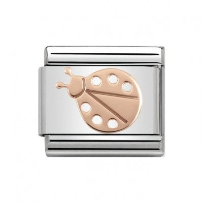 Nomination 9ct Rose Gold Lady Bug Charm.