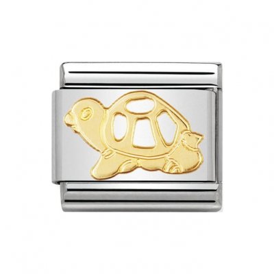 Nomination 18ct Gold Tortoise Charm.