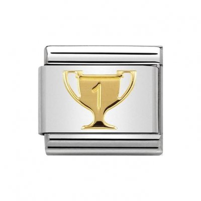 Nomination 18ct Gold No.1 Trophy Charm.