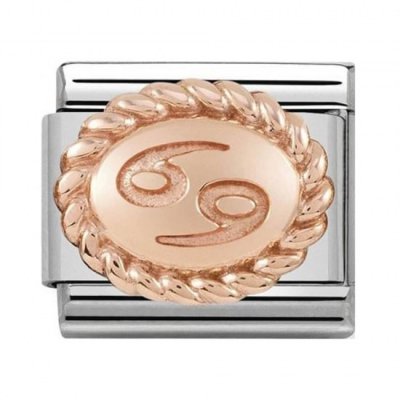 Nomination 9ct Rose Cancer Zodiac Charm