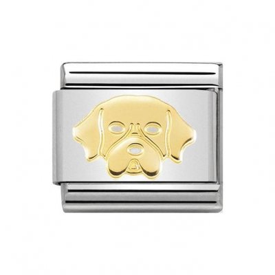 Nomination 18ct Golden Retriever Charm.