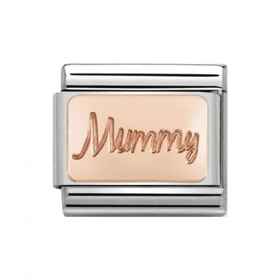 Nomination 9ct Rose Plate Mummy Charm