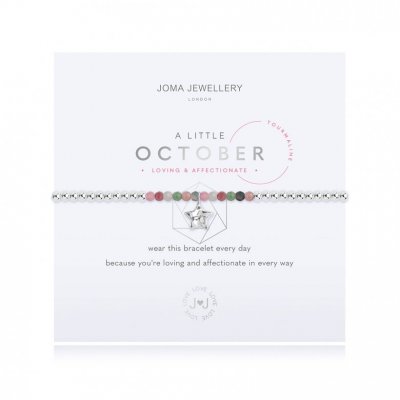 A LITTLE BIRTHSTONE OCTOBER TOURMALINE BRACELET