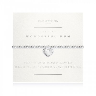 A LITTLE HAPPY WONDERFUL MUM FACETTED BRACELET