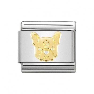 Nomination 18ct French Bulldog Charm.