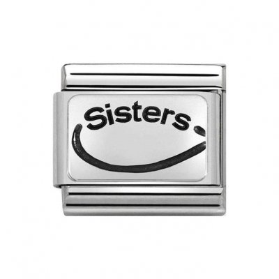 Nomination Classic Silver Sisters (Sisters Forever) Infinity Charm