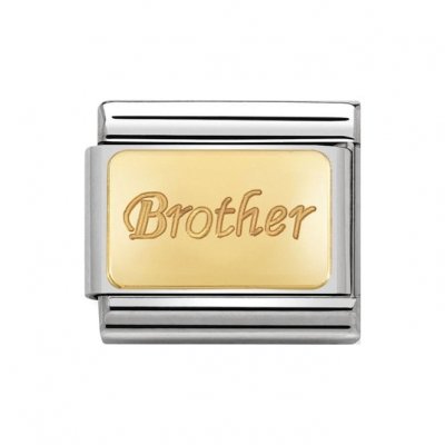 Nomination 18ct Gold Plate Brother