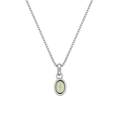 Hot Diamonds Silver Diamond set Peridot Pendant - August