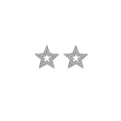 Hot Diamonds Silver Star Stud Micro Bliss Earrings