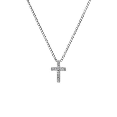 Hot Diamonds Silver Cross Micro Bliss Pendant