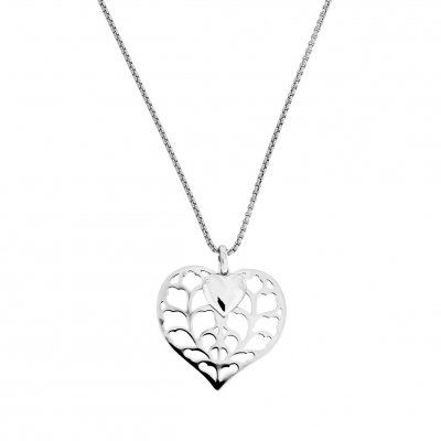 Azendi Silver Heart of Yorkshire pendant