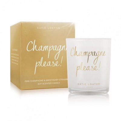 Champagne Please Candle | Pink Champagne & Strawberry