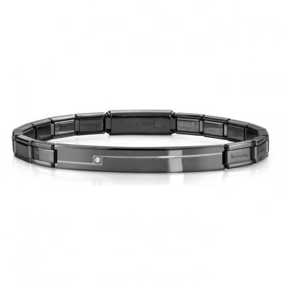 Nomination Trendsetter Gents Black PVD & CZ Bracelet