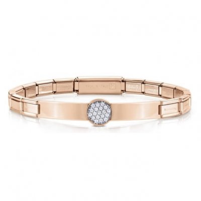 Nomination Trendsetter Rose Gold & Pavé CZ Smarty Bracelet