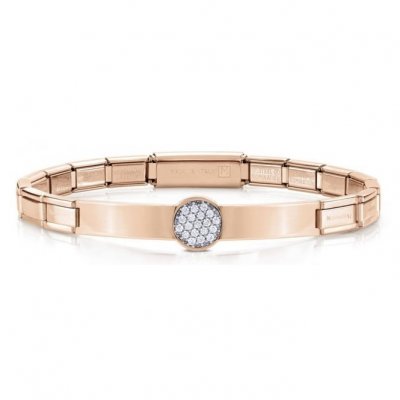 Trendsetter Rose Gold & Pavé CZ Smarty Bracelet