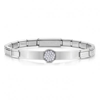 Nomination Trendsetter Stainless Steel & Pavé CZ Smarty Bracelet