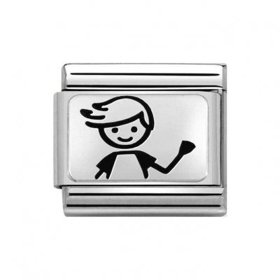 Nomination Silver Shine Boy Charm