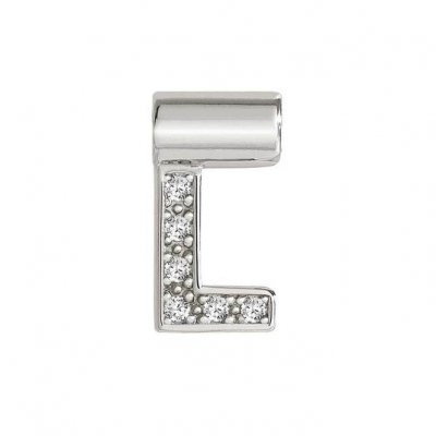 Nomination SeiMia Silver & CZ Letter L Pendant