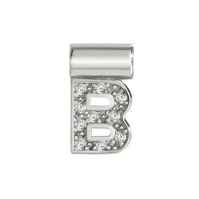 SeiMia Silver & CZ Letter B Pendant