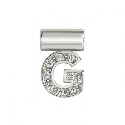 Nomination SeiMia Silver & CZ Letter G Pendant