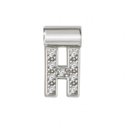 SeiMia Silver & CZ Letter H Pendant