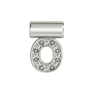 Nomination SeiMia Silver & CZ Letter O Pendant