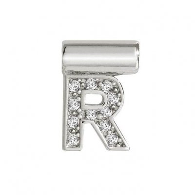 SeiMia Silver & CZ Letter R Pendant