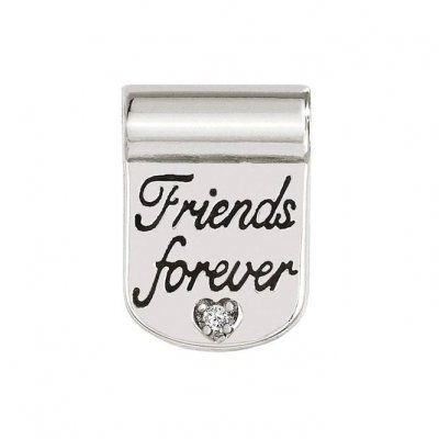 SeiMia Silver & CZ Friends Forever Pendant