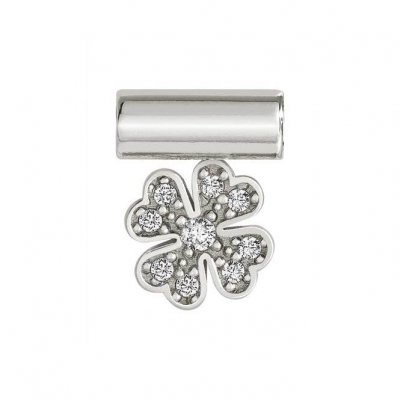 SeiMia Silver & CZ Clover Pendant