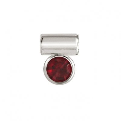 Nomination SeiMia Silver & Red CZ Stone Pendant