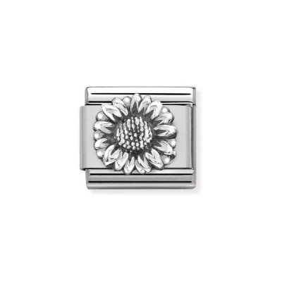 Nomination Silver Sunflower Relief Charm