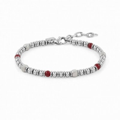 NOMINATION Instinct Red Agate Stones Bracelet