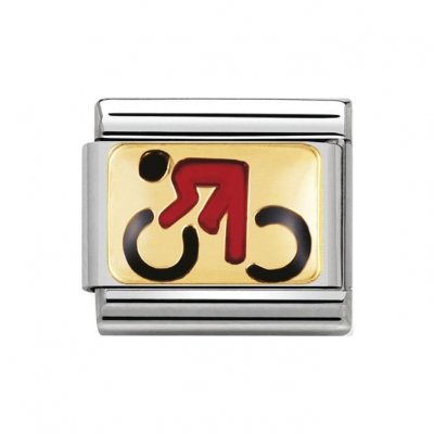 Nomination Gold Cycling Charm.