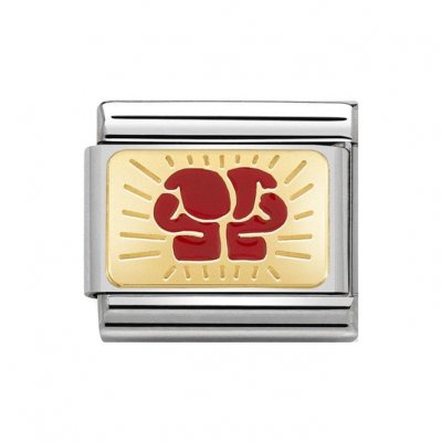 Nomination 18ct & Enamel Boxing Charm.