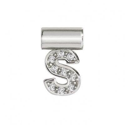 Nomination SeiMia Silver & CZ Letter S Pendant