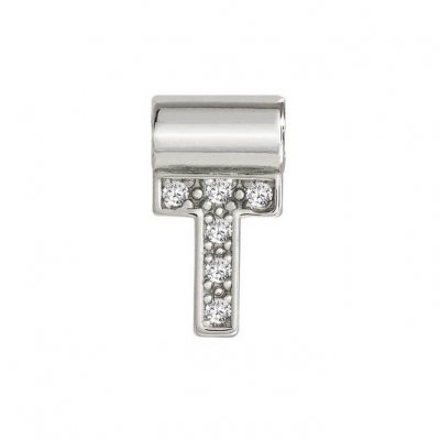 Nomination SeiMia Silver & CZ Letter T Pendant