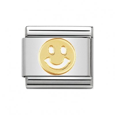 Nomination 18ct Gold Smile Charm.