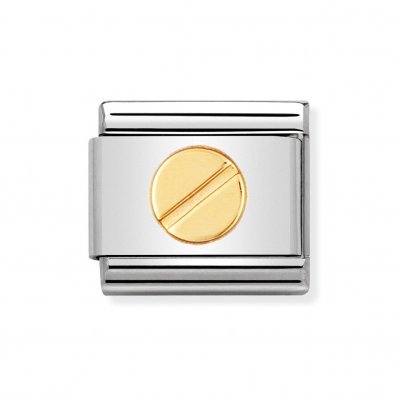 Nomination 18ct Gold Screw Charm.