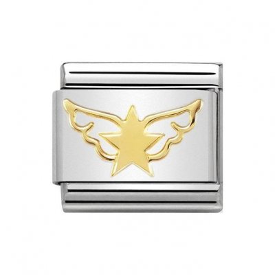 Nomination 18ct Star Angel Charm