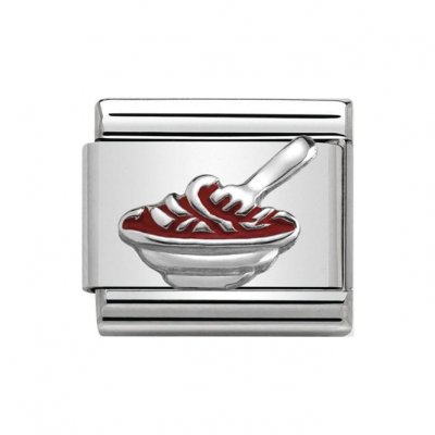 Nomination Silver Shine Spaghetti Charm