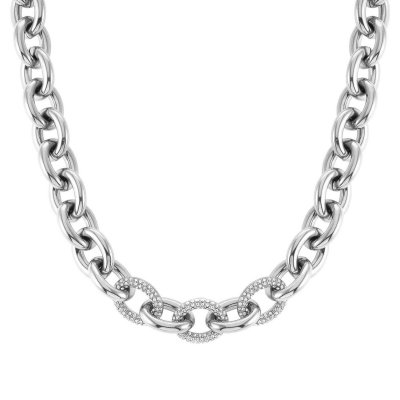 Nomination Affinity Stainless Steel & CZ Necklace