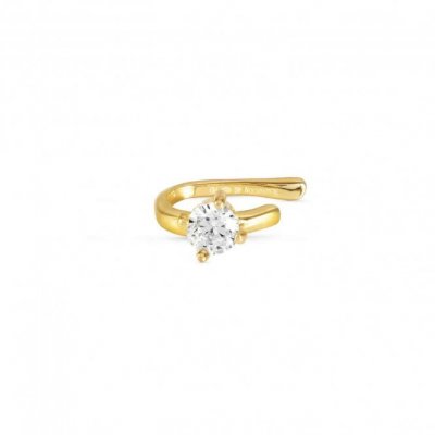 Nomination Sentimental Yellow Gold & CZ Single Ear Cuff