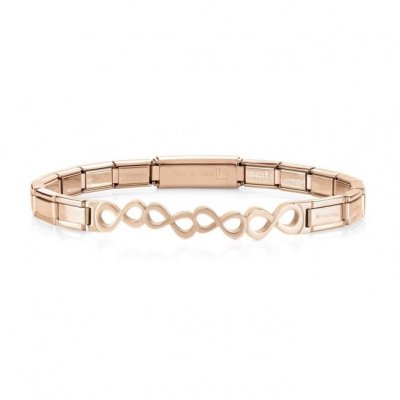Nomination Trendsetter Rose Gold PVD Infinity Smarty Bracelet