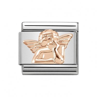 Nomination 9ct Rose Gold Angel of Happiness Charm