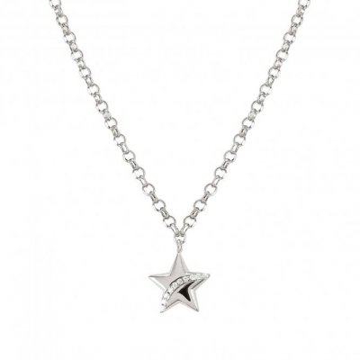 Sweetrock Silver & CZ Star Necklet