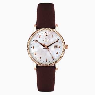 Ladies Limit Moth of Pearl Dial Strap Watch