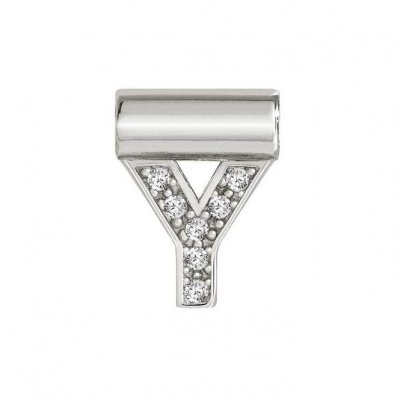 Nomination SeiMia Silver & CZ Letter Y Pendant