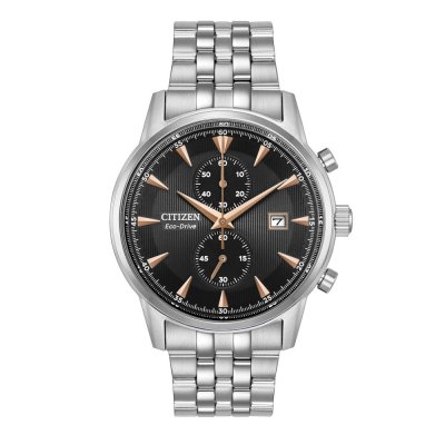 Mens Citizen Eco-Drive Chronograph Corso Bracelet Watch