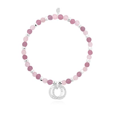 Wellness Gems | Pink Jade & Rose Quartz Bracelet