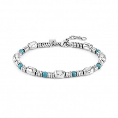 Nomination Instinct Stone Stainless Steel & Turquoise Large Bracelet